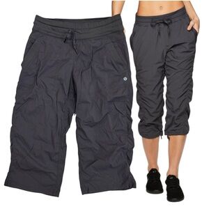 Lululemon Dance Studio Unlined Mid-Rise Cropped Pant  Size 6 Gray Yoga 19”